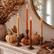 Wooden Candlestick Holders Rustic Farmhouse Taper Candle Holder