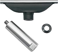 Vista 9 de Reposaherramientas de 6 pulgadas con 1 pulgada de diámetro, longitud total de 4 pulgadas, soporte de herramientas recto Woodlathe de barra redonda