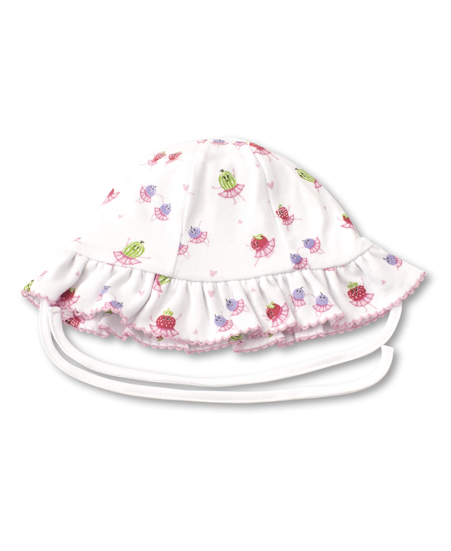 Baby-Girls Infant Berry Ballet Print Floppy Hat