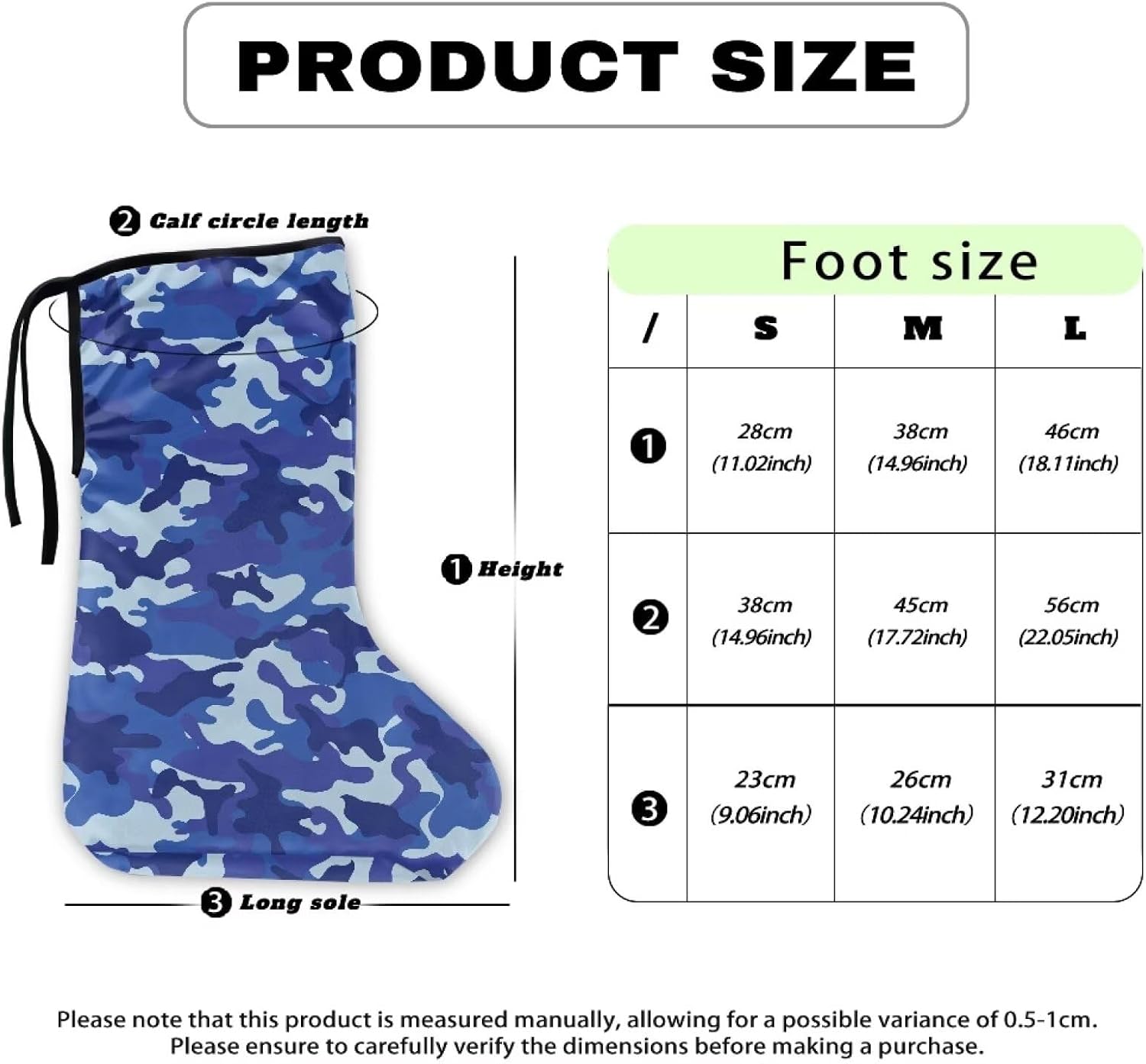 Rnyleeg Navy Blue Camo Leg Cast Covers for Men Small Size Plaster Cast Cover for Broken Leg Bath Shower Cast Wound Covers Keep The Cast Clean