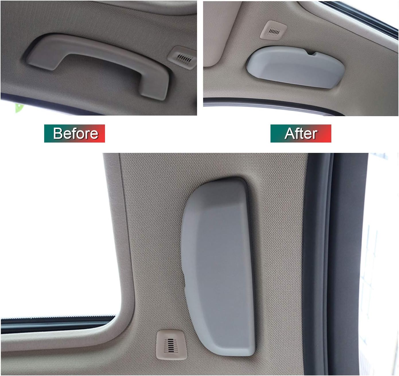 LFOTPP Sunglasses Holder for 1 3 4 5 6 7 X3 Series,Glasses Case Storage Box for Driver Side Overhead Grab Handle (Gray)
