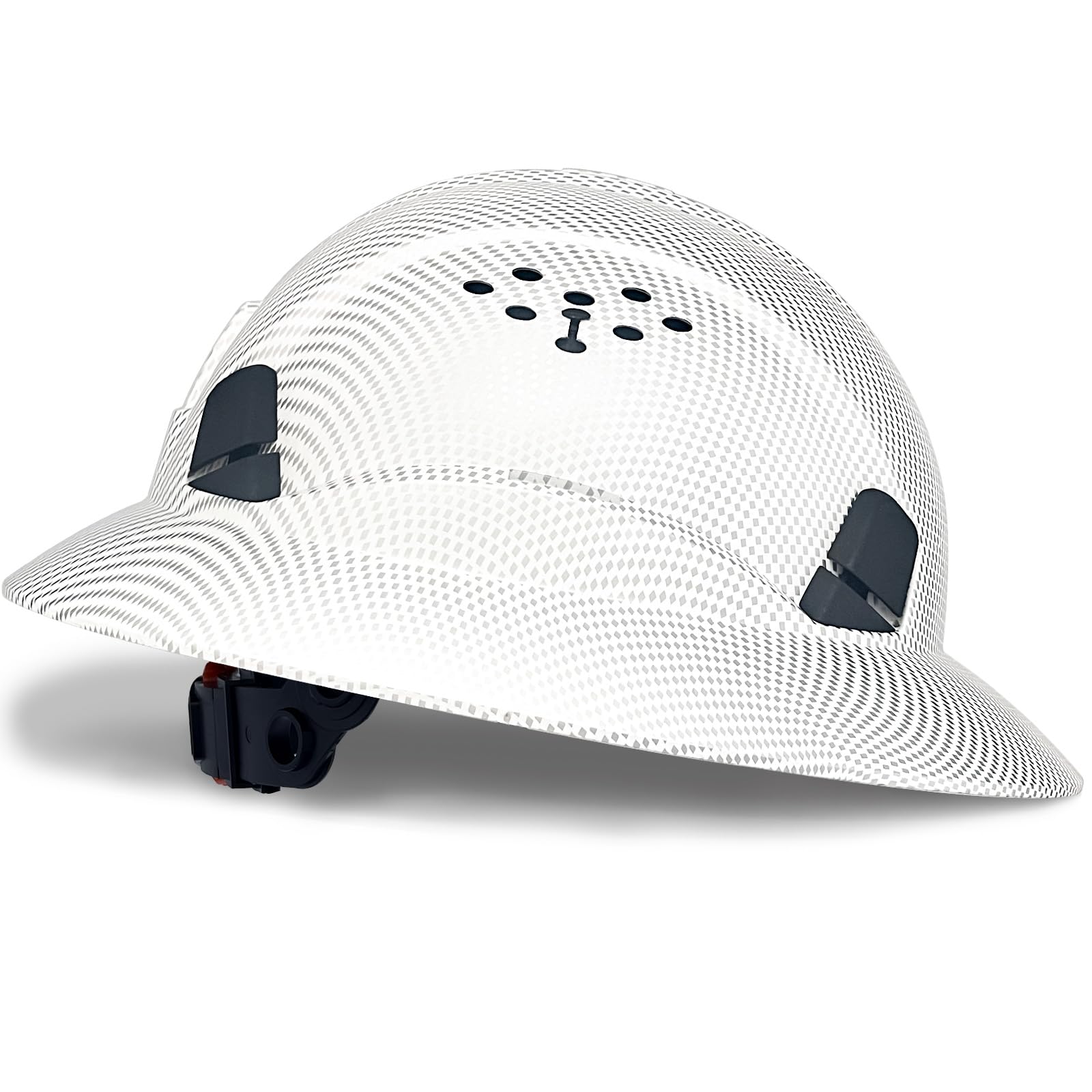 Full Brim Hard Hats Construction Hardhats Safety Helmet Vented Adjustable Lightweight Sunshade Work Caps Industrial Head Protection ANSI Approved