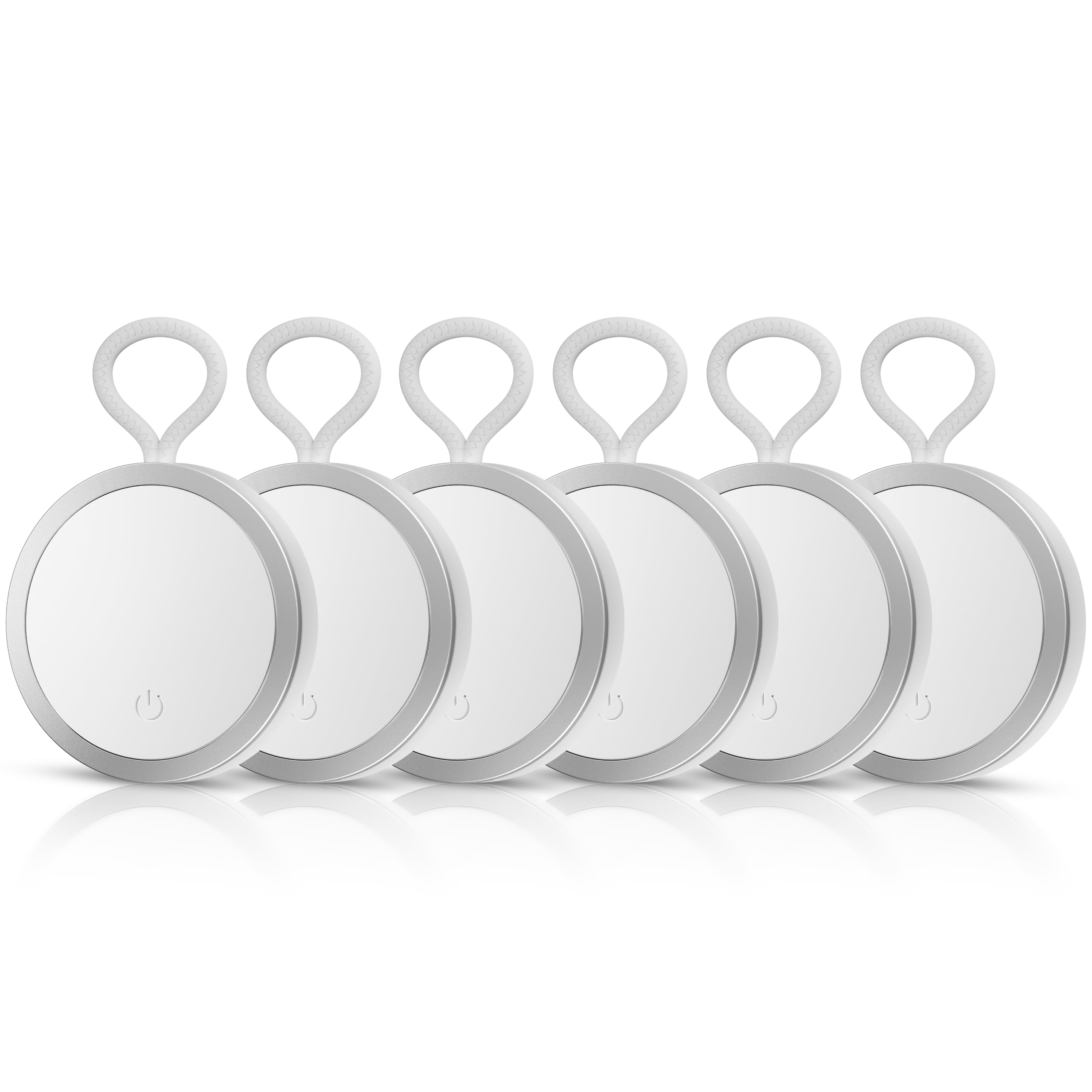 CASEGEAR Atlas Smart Tag (Pack of 6) | GPS Tracker Compatible with Apple Find My & Google Find Hub | Suitable for Keys, Wallet, Luggage, Bags & Pets | Left Behind Alert | Worldwide Tracking | White-picture-32