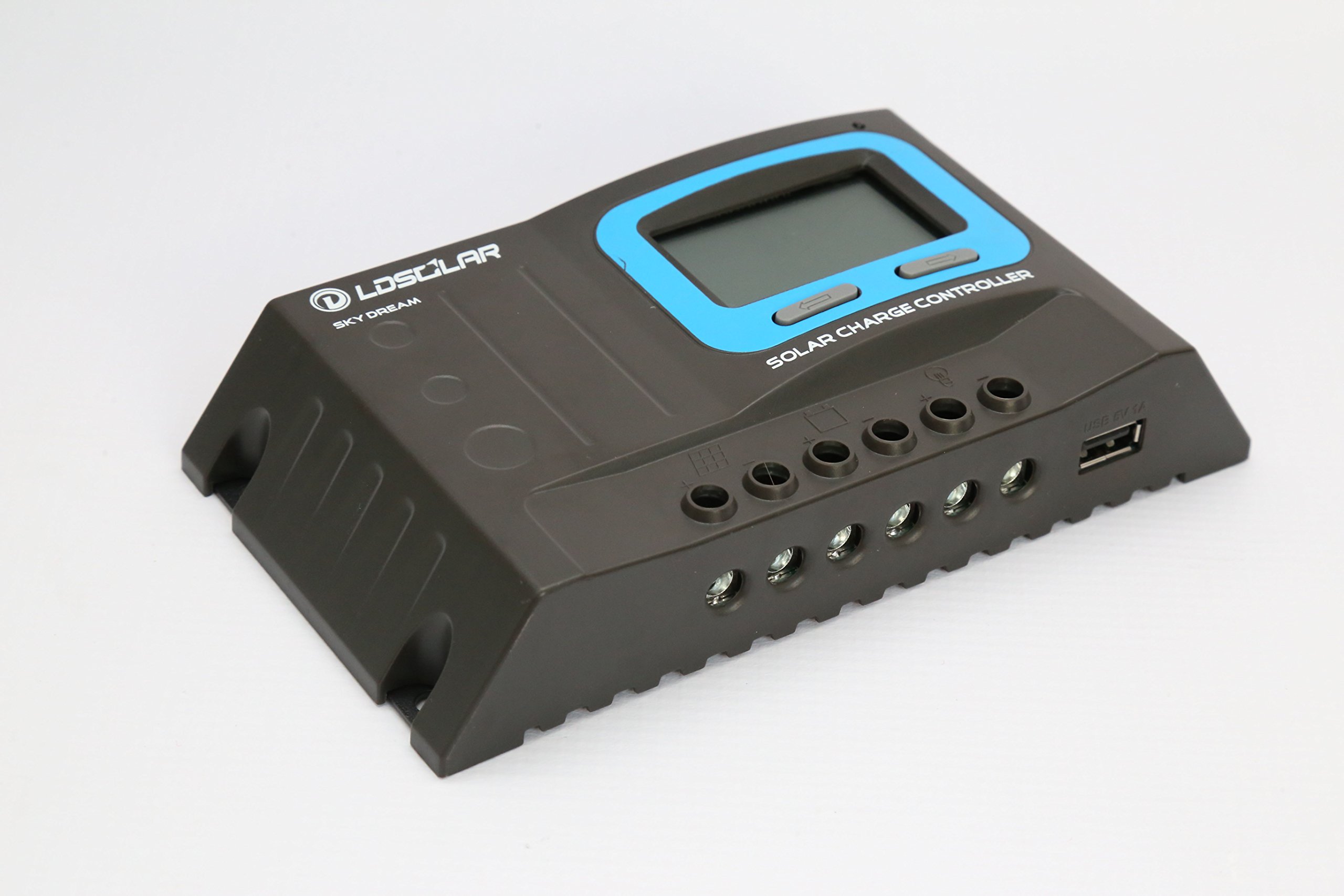 LDSOLAR Solar Charge Controller connection terminals
