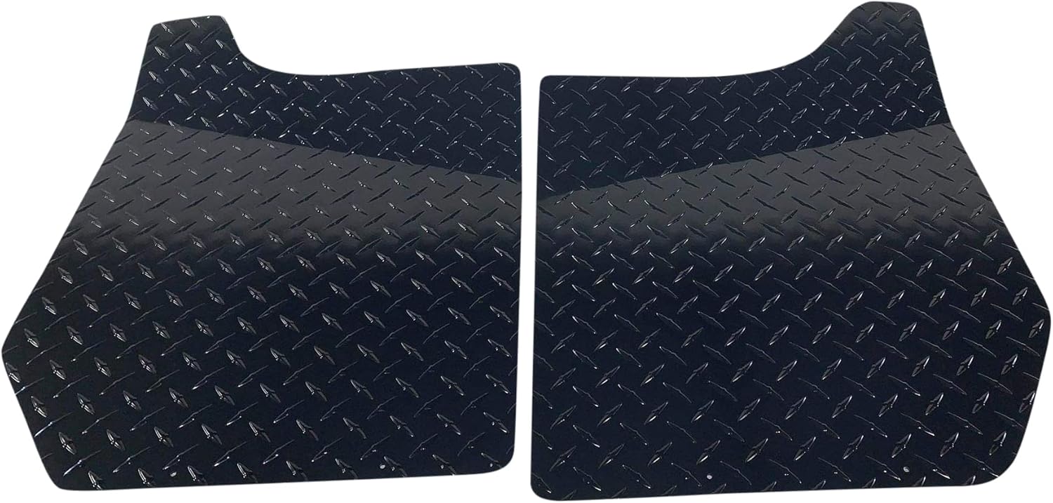 PBR Product Compatible with YAMAHA RHINO DIAMOND PLATE BLACK FLOOR BOARDS.. 2004 up POWDER COATED BLACK