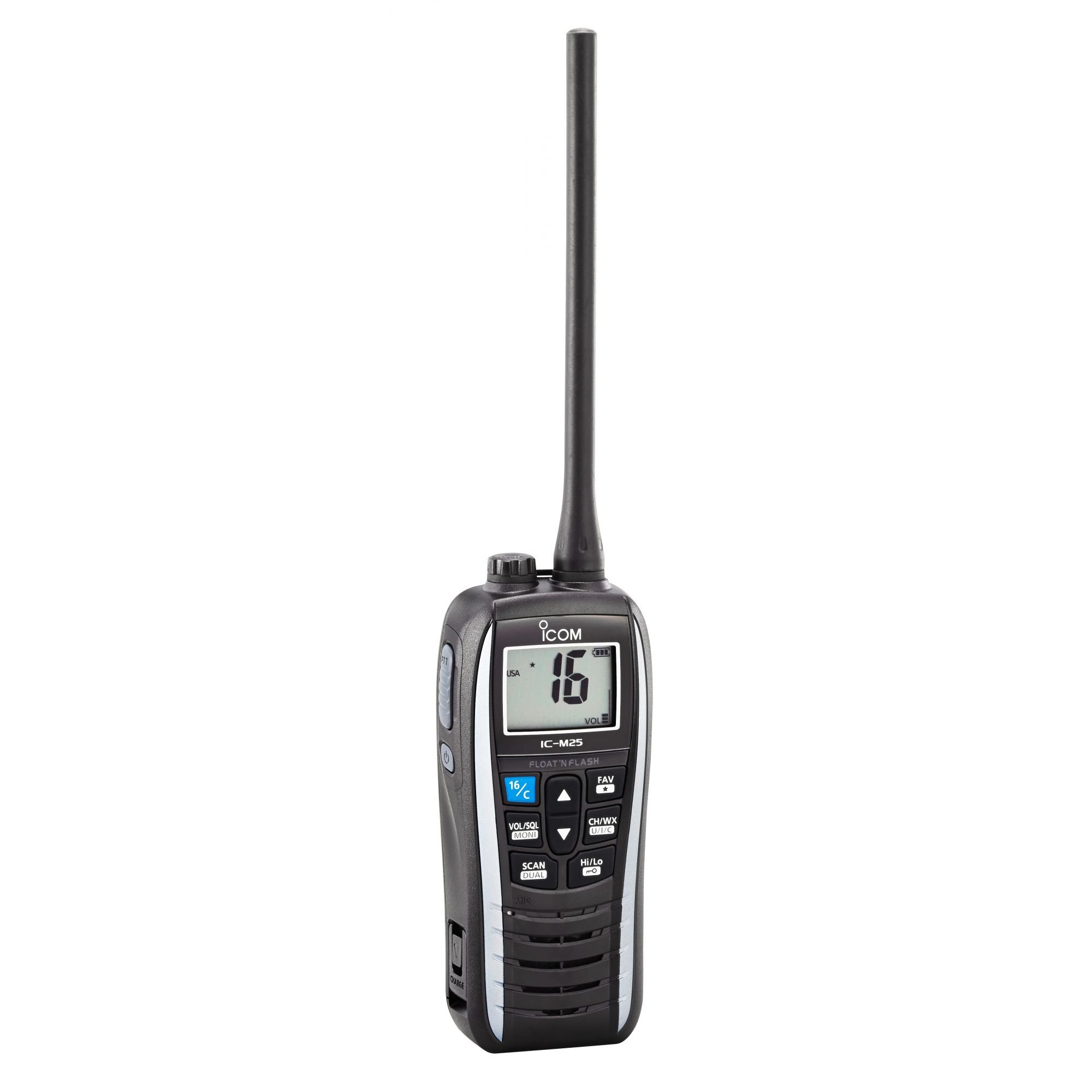 ICOM IC-M25 EURO VHF Portable Marine 5W Blanc