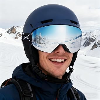 Ski Goggles Anti Fog YH693C OTG Magnetic Snow/Snowboard Goggles