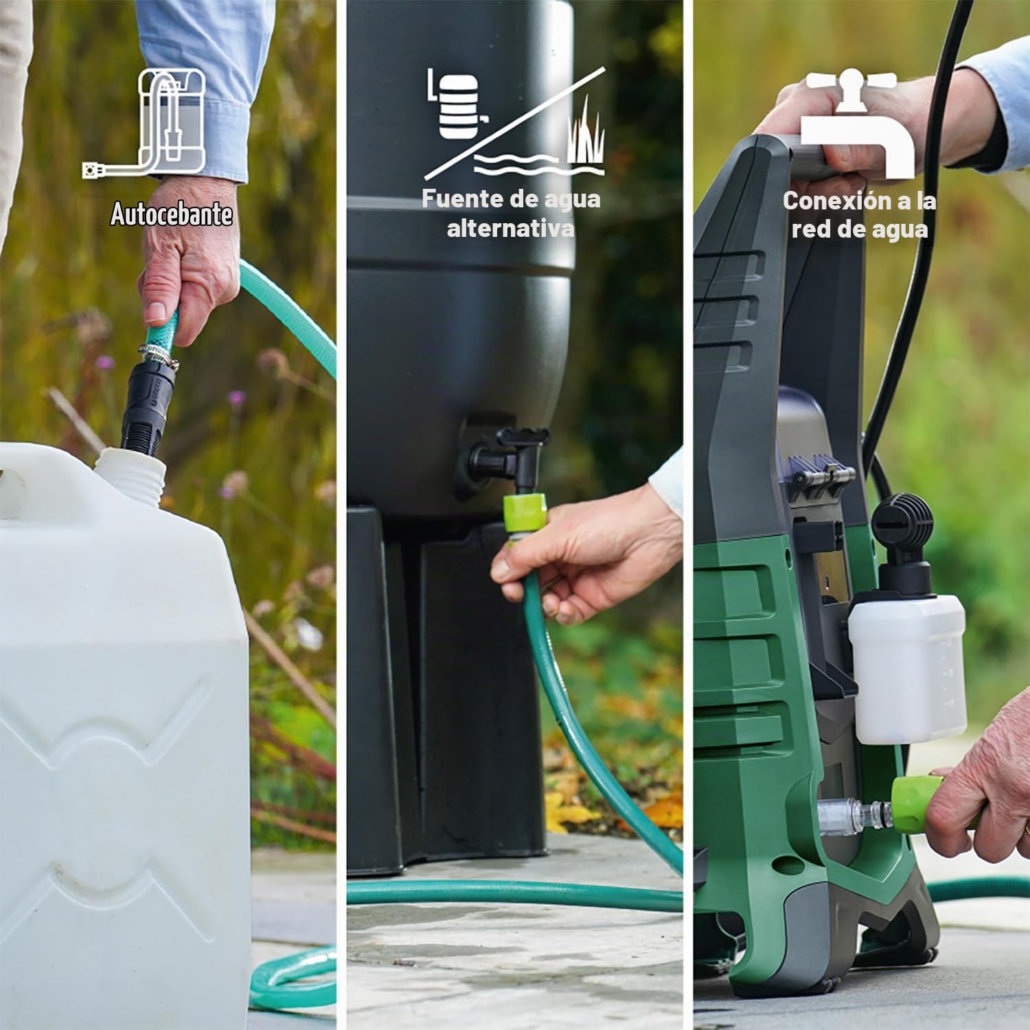 Bosch Hidrolimpiadora a batería UniversalAquatak 36V-100 sin bat./carg. | para limpiar en casa o en exteriores; sistema de 36 V; hasta 45 minutos de funcionamiento