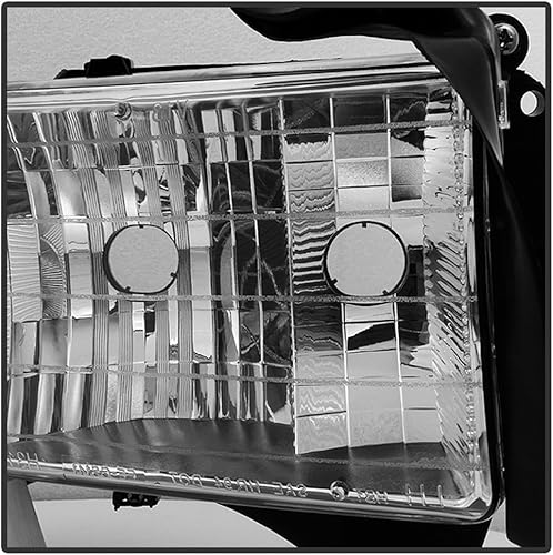 Miniatura 4 de ACANII - Faros delanteros deportivos Chrome 1999 2000 2001 Dodge Ram 1500 Pickup con luces de esquina para conductor + lado del pasajero