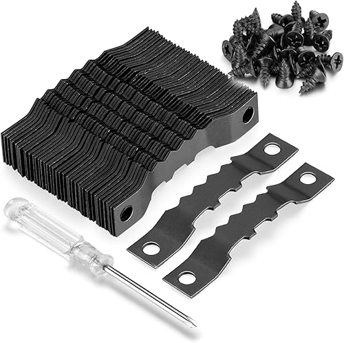 YHYZ Juego de ganchos de dientes de sierra negros (60 juegos medianos), 60 marcos de fotos de dientes de sierra + 120 tornillos + destornillador,