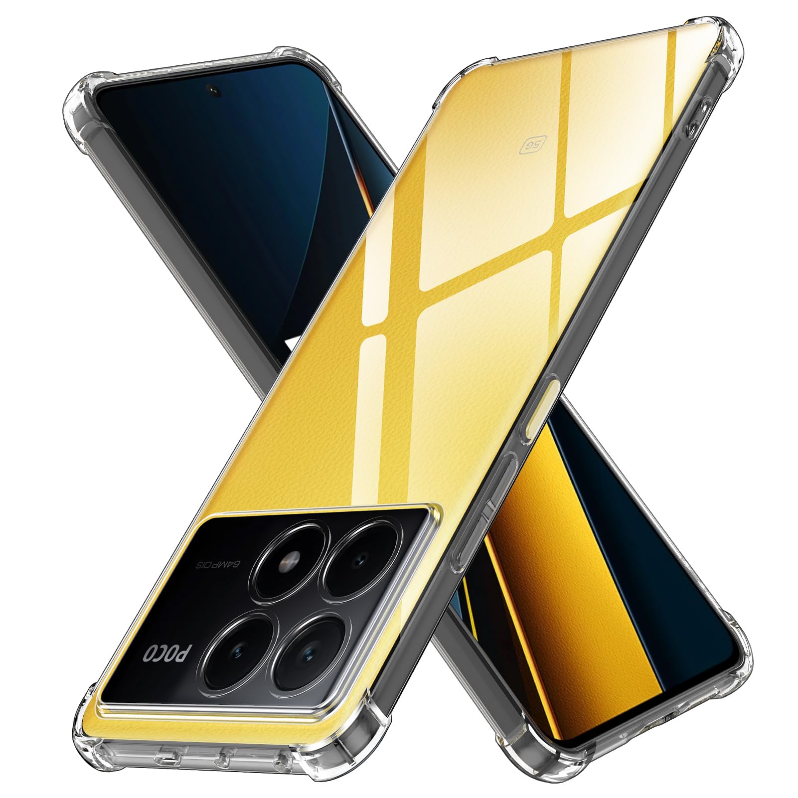COVER PERSONALIZZATA MORBIDA PER XIAOMI POCO X6 PRO 5G - covermania