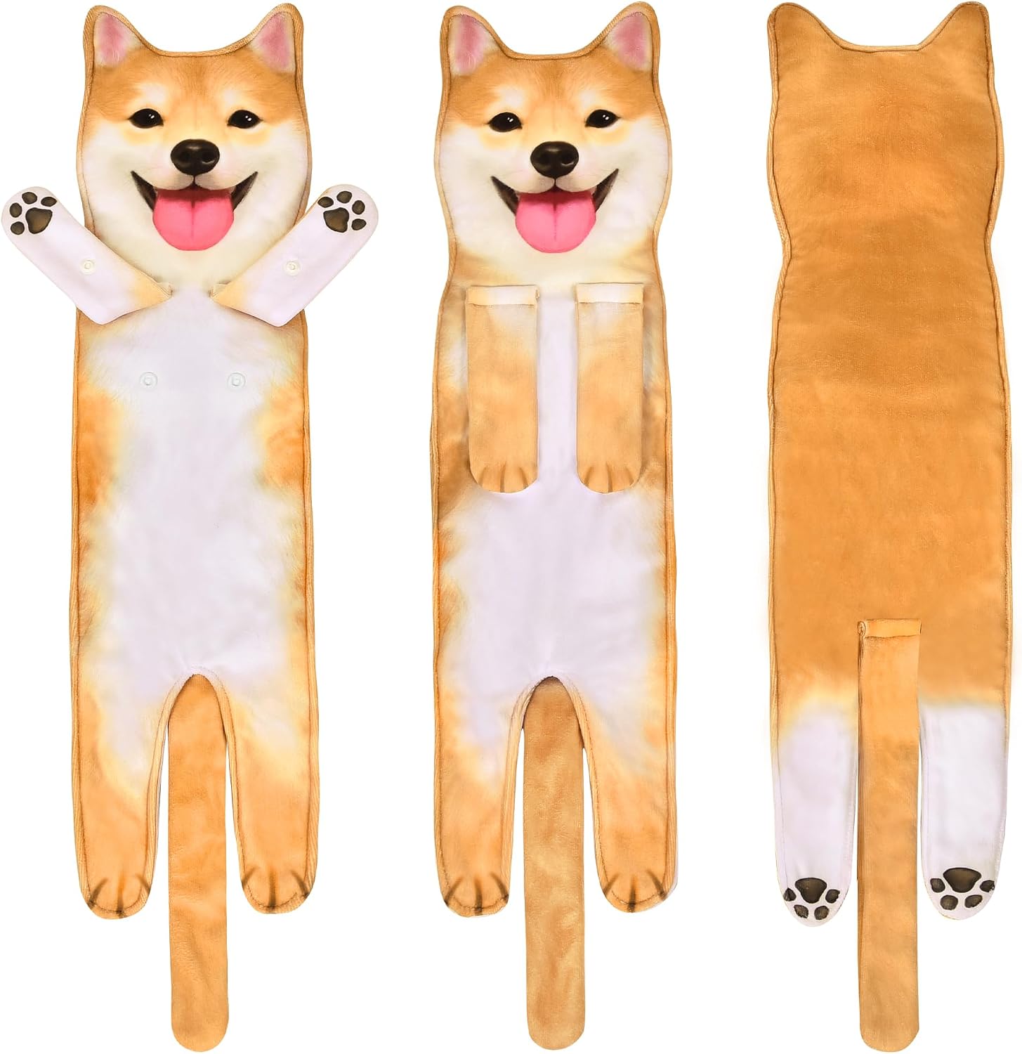Shiba Inu Hand Towel for Bathroom Kitchen, Funny Dog Gifts for Women Men image 2
