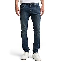 TOM TAILOR Denim Jeans da Uomo, 10173 – Dark Stone Blue Black Denim, 33W x 34L