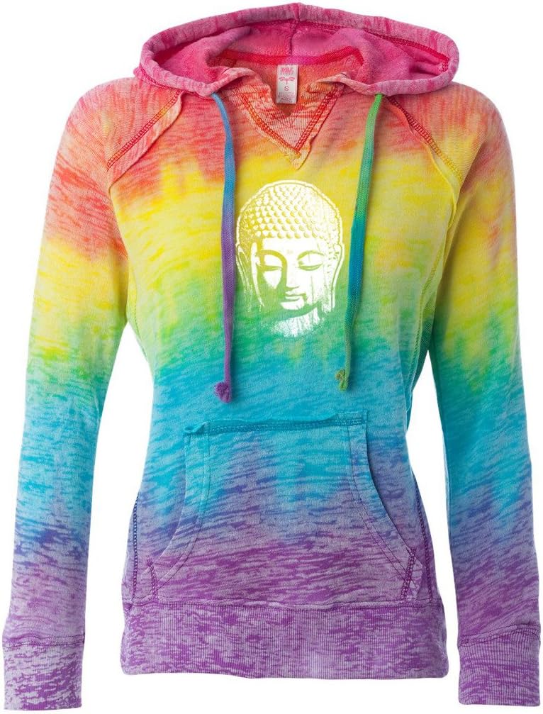 Yoga Clothing For You Ladies Buddha Burnout V Hoodie