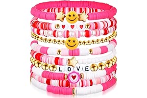 Leitee Valentine's 10 Pcs Kids' Bracelets Set