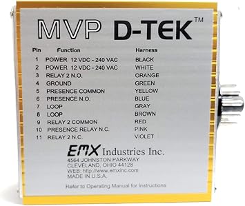 EMX D-TEK MVP Multi Voltage Power Universal Loop Detector