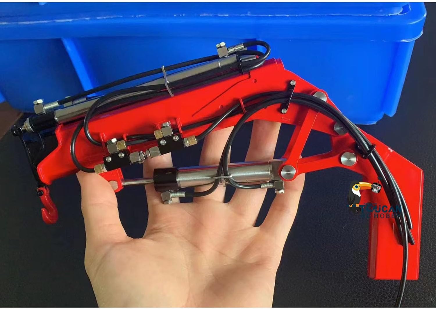 LESU Metal Fly Jib Arm Crane for 1/14 RC Hydraulic Dumper Car Model Cranes Parts…