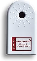 Vista 1 de Zircon - Detector de fugas de agua electrónico con alarma y sensor de inundación con alarma de 90dB de audio y alarmas duales de fuga, 1 paquete