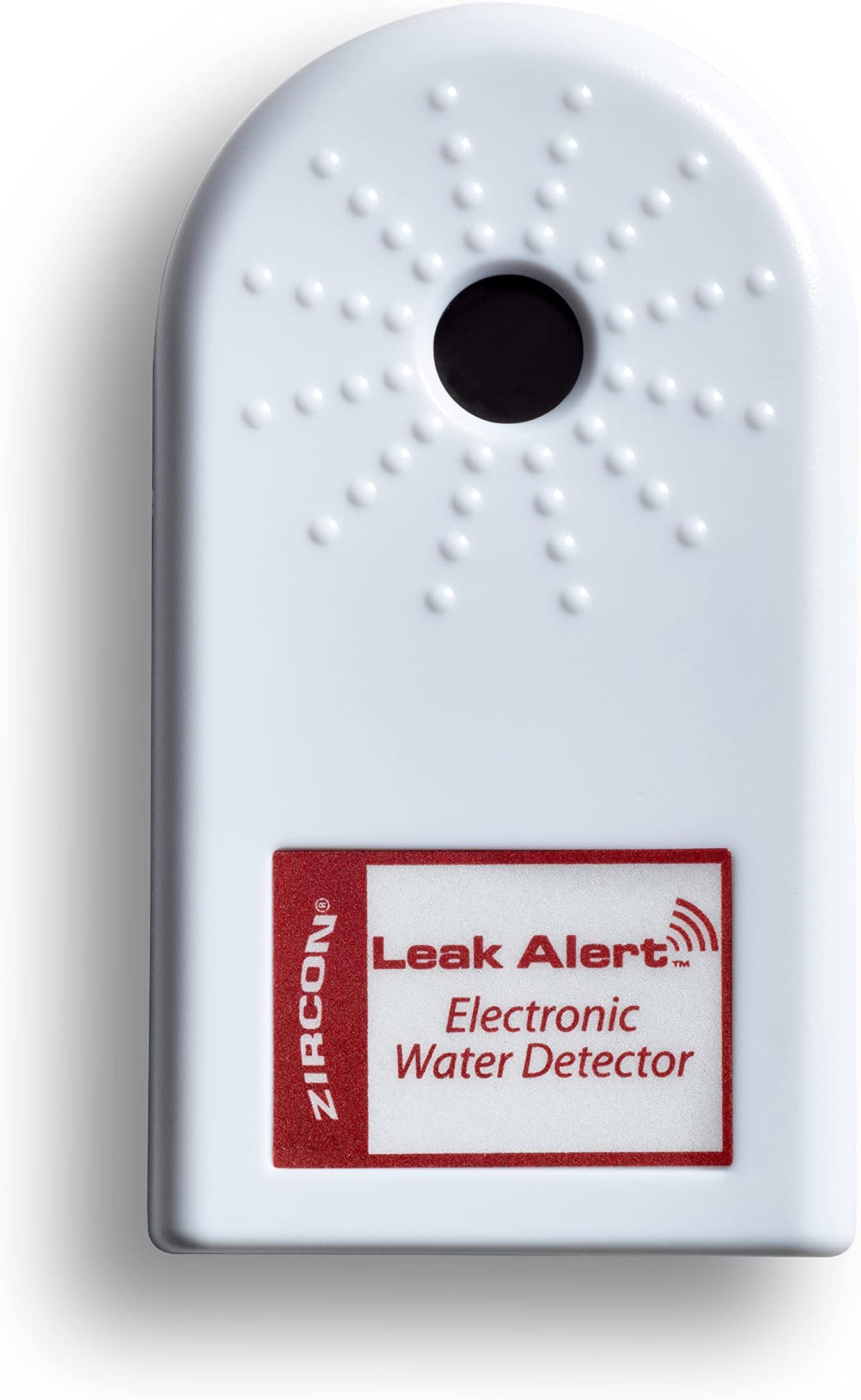 Leak Alert Electronic Water Leak Detector & Flood Sensor Alarm with 90dB Audio Dual Leak Alarms, 1 Pack,White