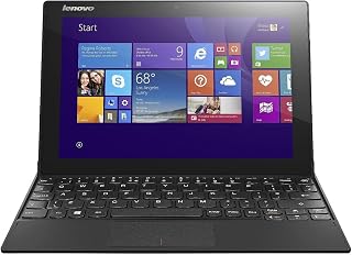 Lenovo MIIX 3 10.1 Inch Tablet with Keyboard Dock (Intel Atom Z3735F 1.33 GHz, 2 GB LPDDRIII RAM, 32 GB eMMC, Wi-Fi, BT, Camera, Integrated Graphics, Office 365, Windows 8.1)Black