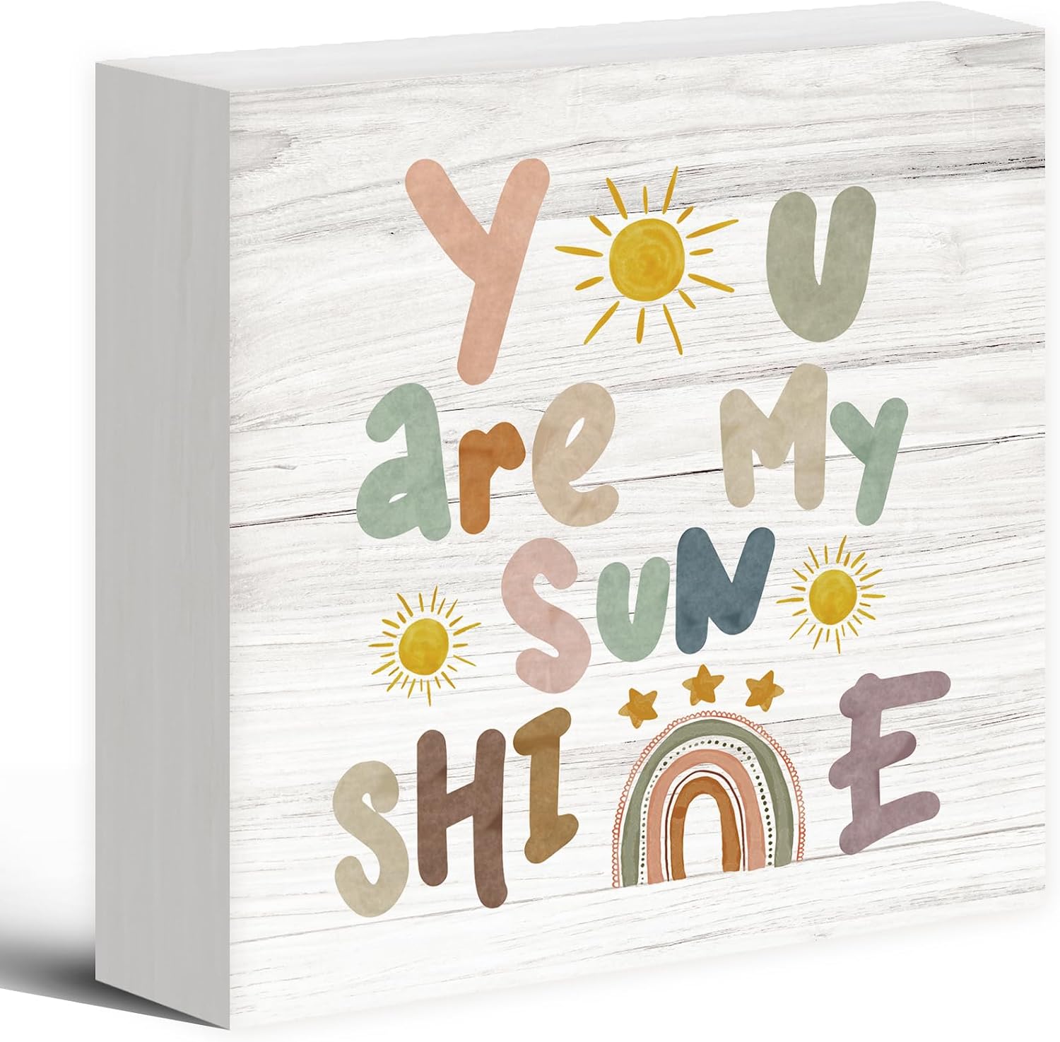 Amazon.com: Luipk You are My Sunshine Wood Box Sign Desk Decor ...