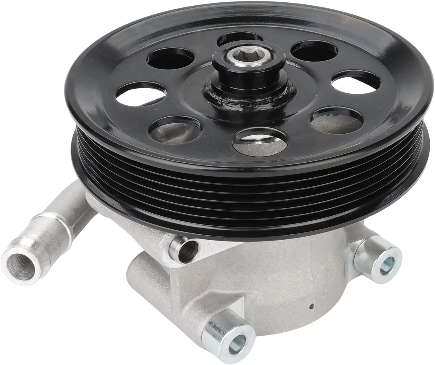 Power Steering Pump with Pulley Compatible with Ford F-250 F-350 Super Duty 6.2L V8 2011 2012 2013 2014 2015 2016, Replacement for 20-5202, 96-5202