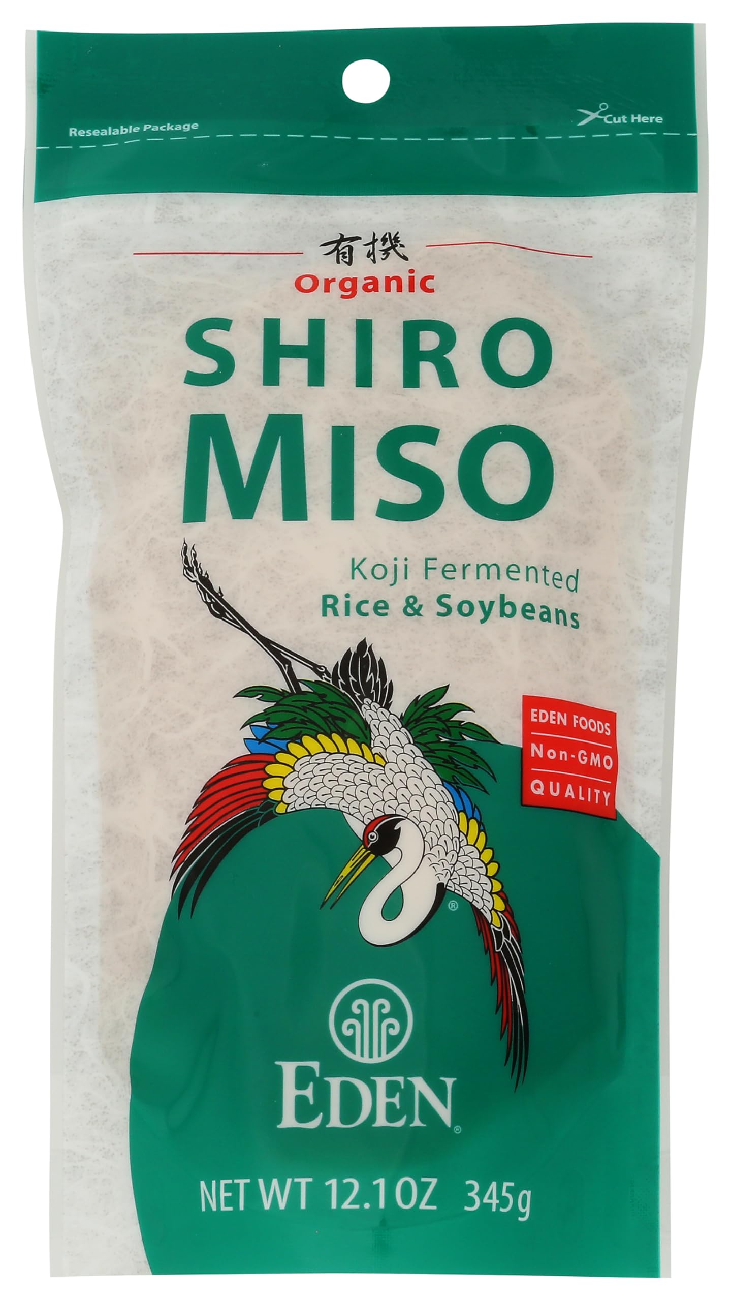 Foods, Certified Organic Shiro Miso, 12.1 oz (345 g)