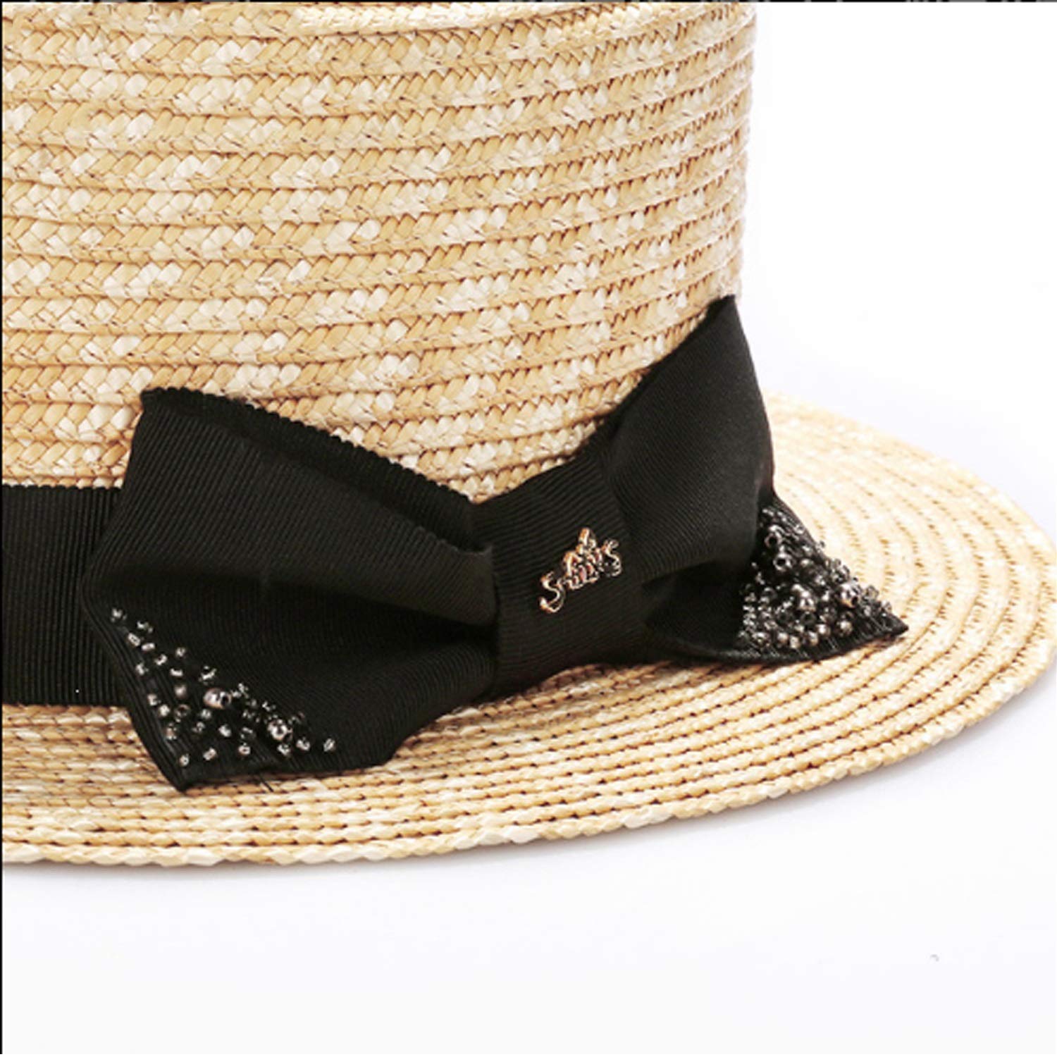 Sombrero Mujeres Verano Sombra Ocio Viaje Sol Sombrero Sol Protector Soleado Moda Simple Plano Sombrero de Copa, Mejor Comodidad/Brown