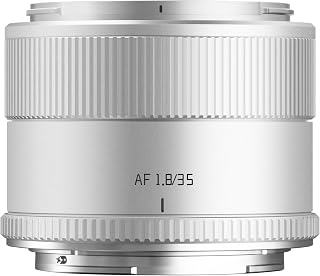 TTArtisan 35 mm F1.8 II Metallgehäuse, Autofokus, AF-Objektiv, kompatibel mit FujiFilm FX Mount, Silber