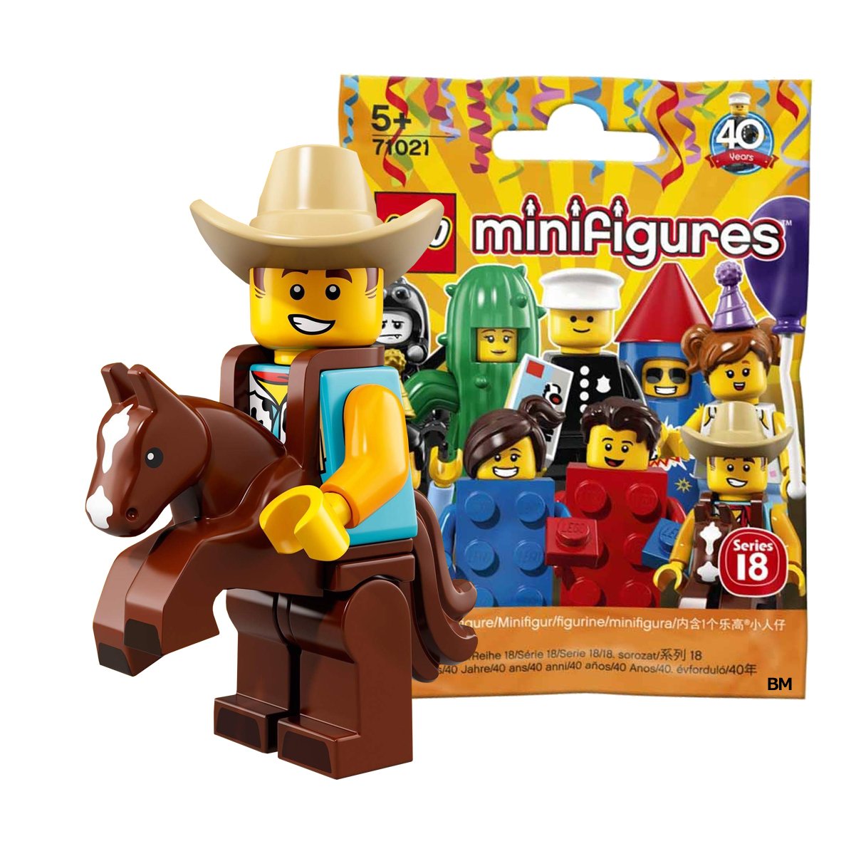 Amazon.co.jp: レゴ(LEGO) ミニフィギュアシリーズ 18 カウボーイ【未 