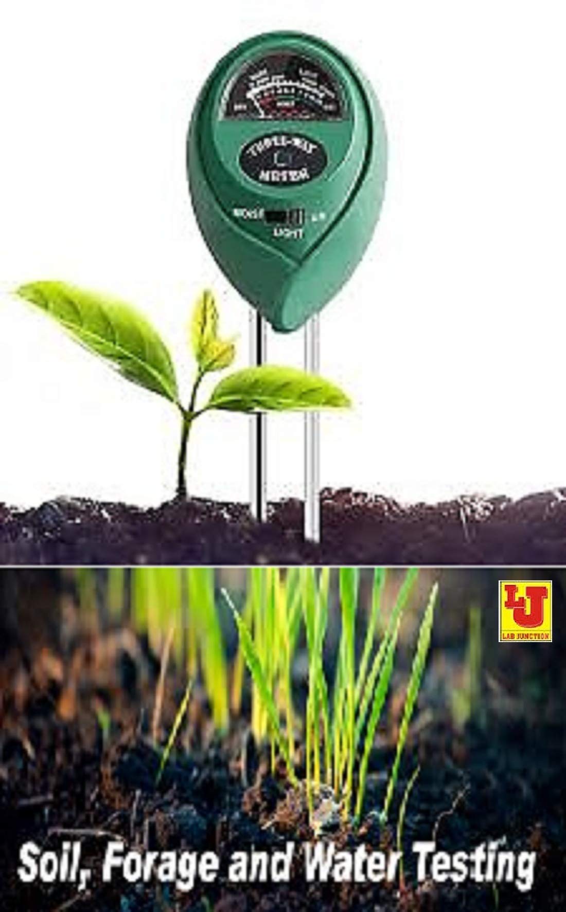 Lab Junction Soil pH Meter,Soil pH/Moisture/Sunlight Meter LJ-215