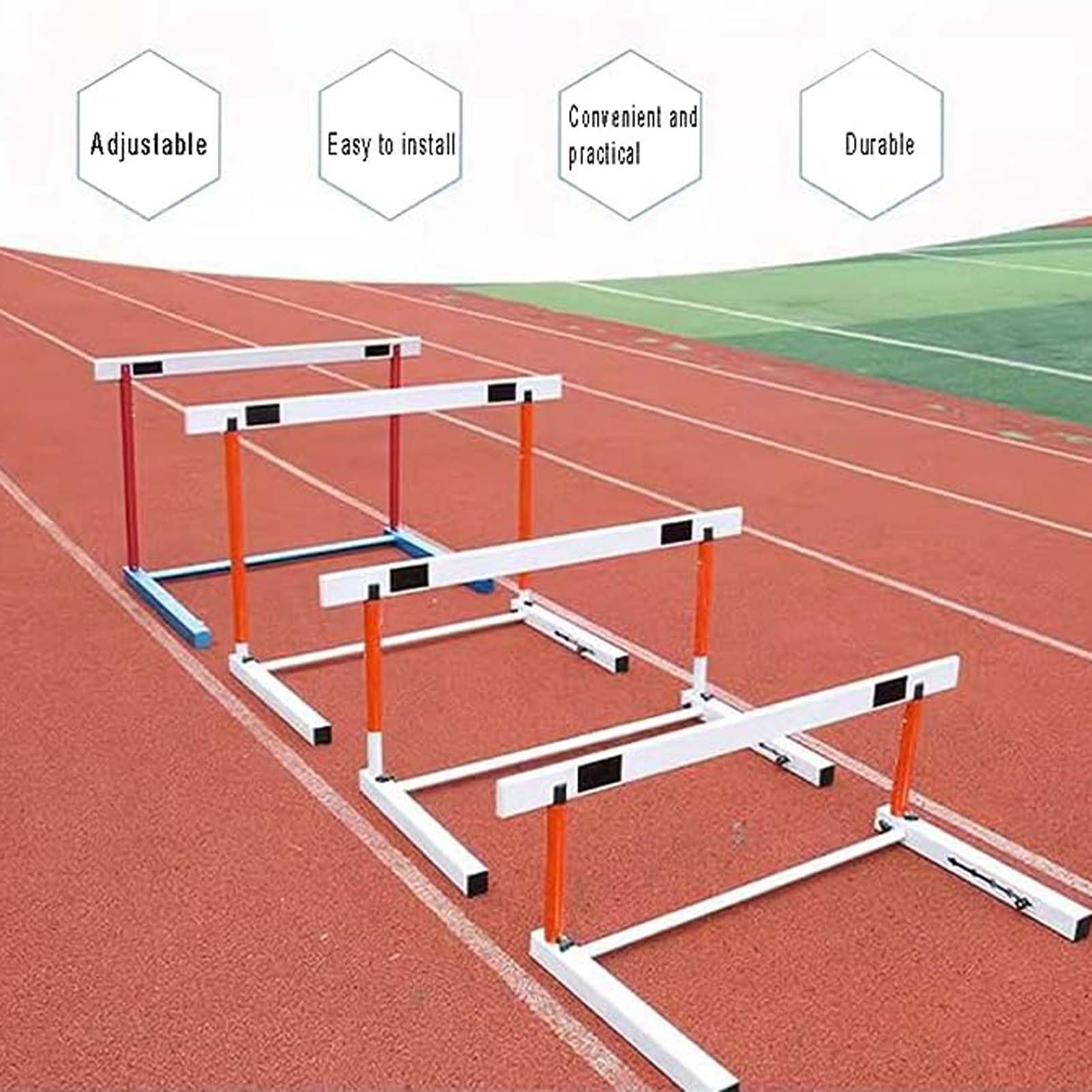 Vallas De Atletismo, Vallas De Entrenamiento Deportivo De Altura Ajustable, Vallas De Velocidad De Práctica para Atletas/Entrenadores (106cm)
