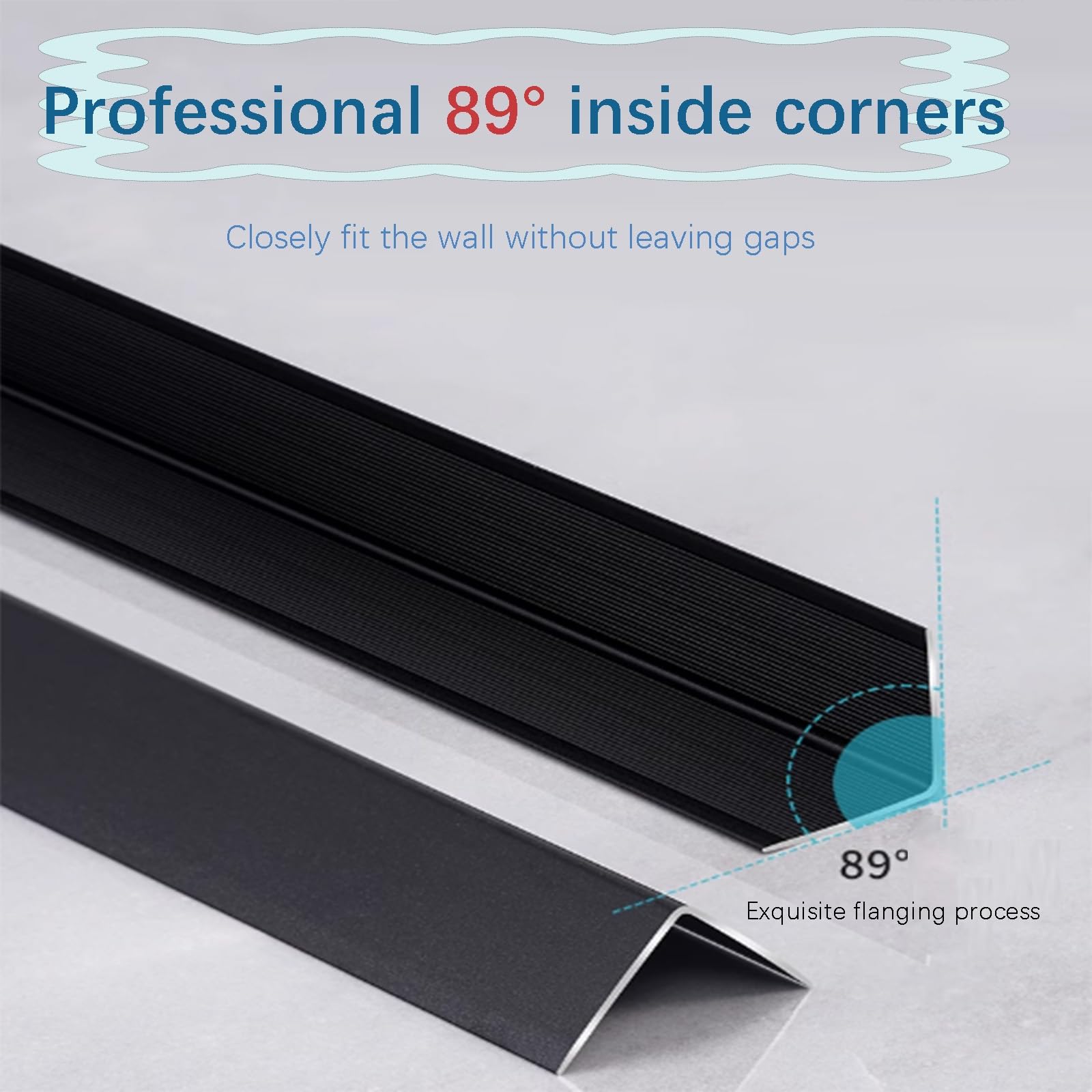 Protectores de esquina autoadhesivos, protectores de borde ancho de moldura en L, fáciles de instalar, ángulo de 89°, seguridad para el hogar y los niños, duraderos y cómodos