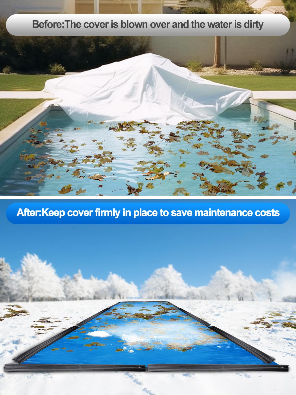 Poolzilla Lot De 12 Tubes à Eau Robustes à Double Chambre Pour