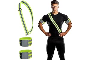 Reflective Running Gear, Reflective Sash: Your Safety Companion for Nighttime Adventures