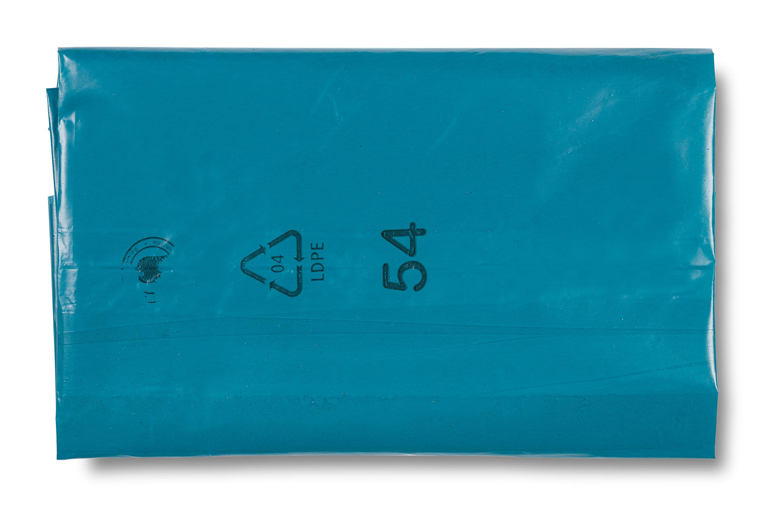 Deiss 90154 Müllsäcke, 240 L, blau, extra stark, 100 Stück & Schwerlast Müllsäcke DEISS PREMIUM PLUS, 120 L, für Bauschutt