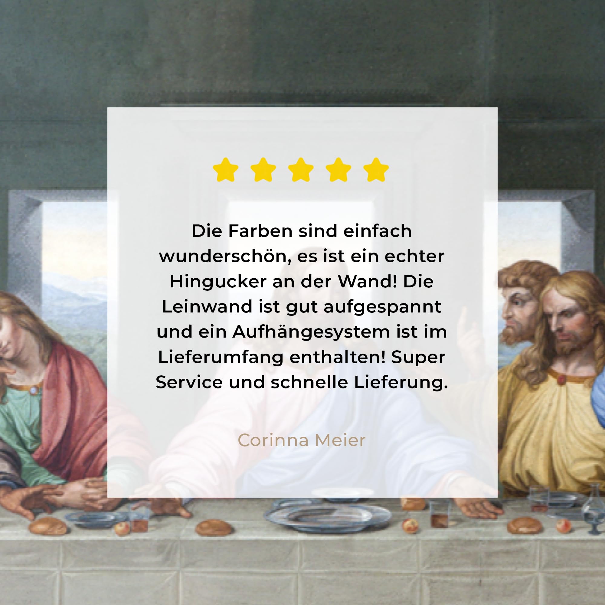 MuchoWow© Leinwand Bilder, Einzigartige Wanddeko mit Rahmen, Das letzte