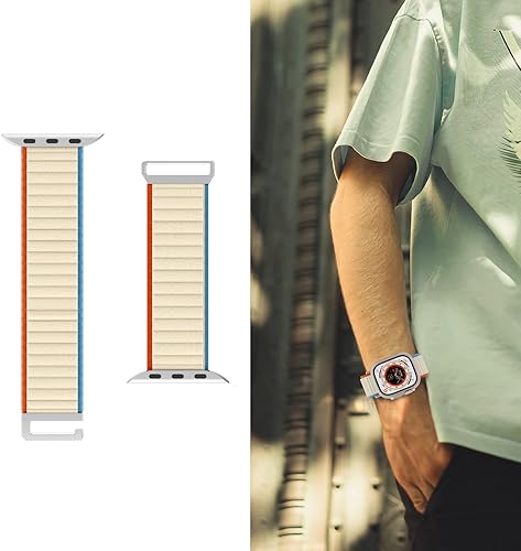 Miniatura 2 de Diseño mejorado Alpine Loop compatible con Apple Watch UltraUltra2 1.929 in 1.772 in 1.732 in 1.654 in 1.614 in 1.575 in 1.496 in nailon ajustable