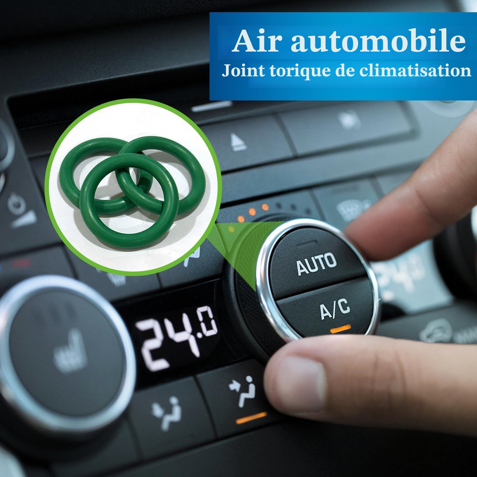 Lot de 595 joints toriques AC automobiles SAE et métriques pour climatisation