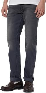 Louis Philippe Men's Regular Fit Stretch Fabric for Comfort Premium Wash Aesthetic Authentic Twill and Durable Jeans Price In India