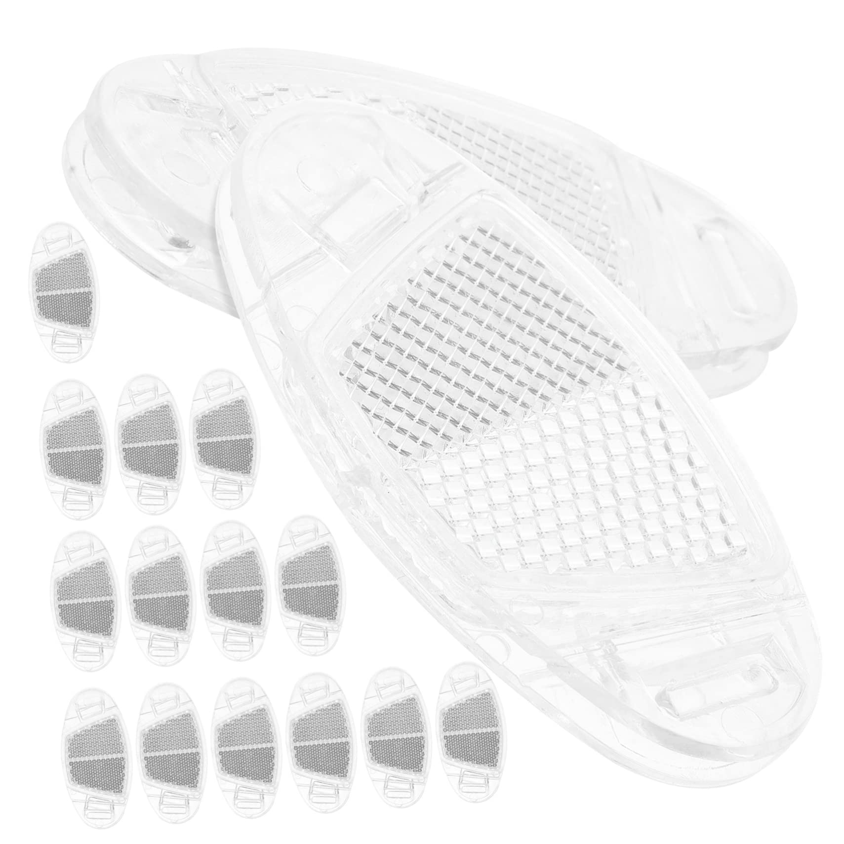 balacoo 16Pcs Compact Wheel Reflectors for Night Safety Portable Bike Reflectors for Enhanced Visibility Easy to Install Reflective Warning for Bicycles and Motorbikes