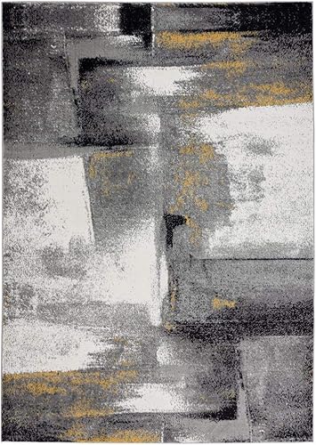 Miniatura 3 de Luxe Weavers - Alfombra abstracta, Lagos Collection 7558, color azul claro