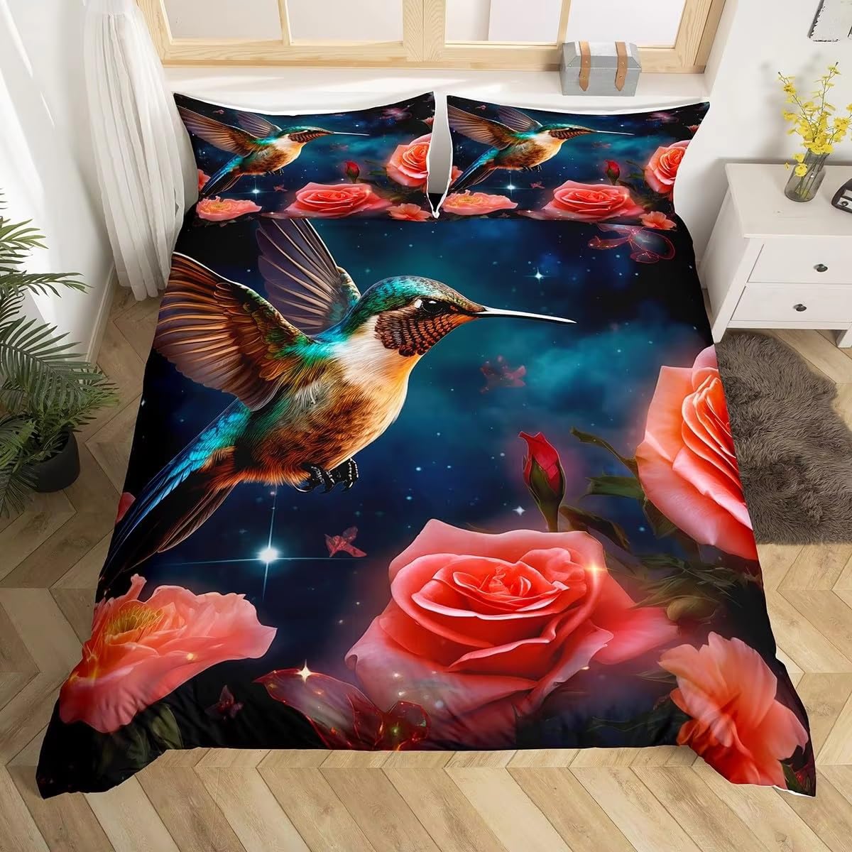 Housse de Couette 160x200 Anti-Transpiration avec Fermeture Éclair Finis les Draps qui Glissent