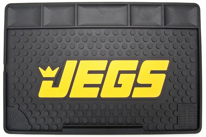 Tapete de Borracha para Bancada de Oficina JEGS com Transferidor e Tabela de Conversão 61 x 40,6 cm