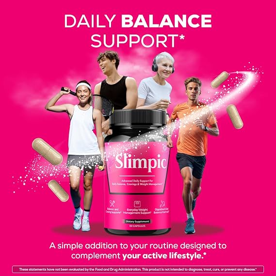 (2 Pack) Slimpic Capsules - Official Slimpic Pills Advanced Premium Formula Support Maximum Strength, All Natural Ingredients Vitamins for Overall Health & Wellness Reviews, 120 Capsules for 2 Months