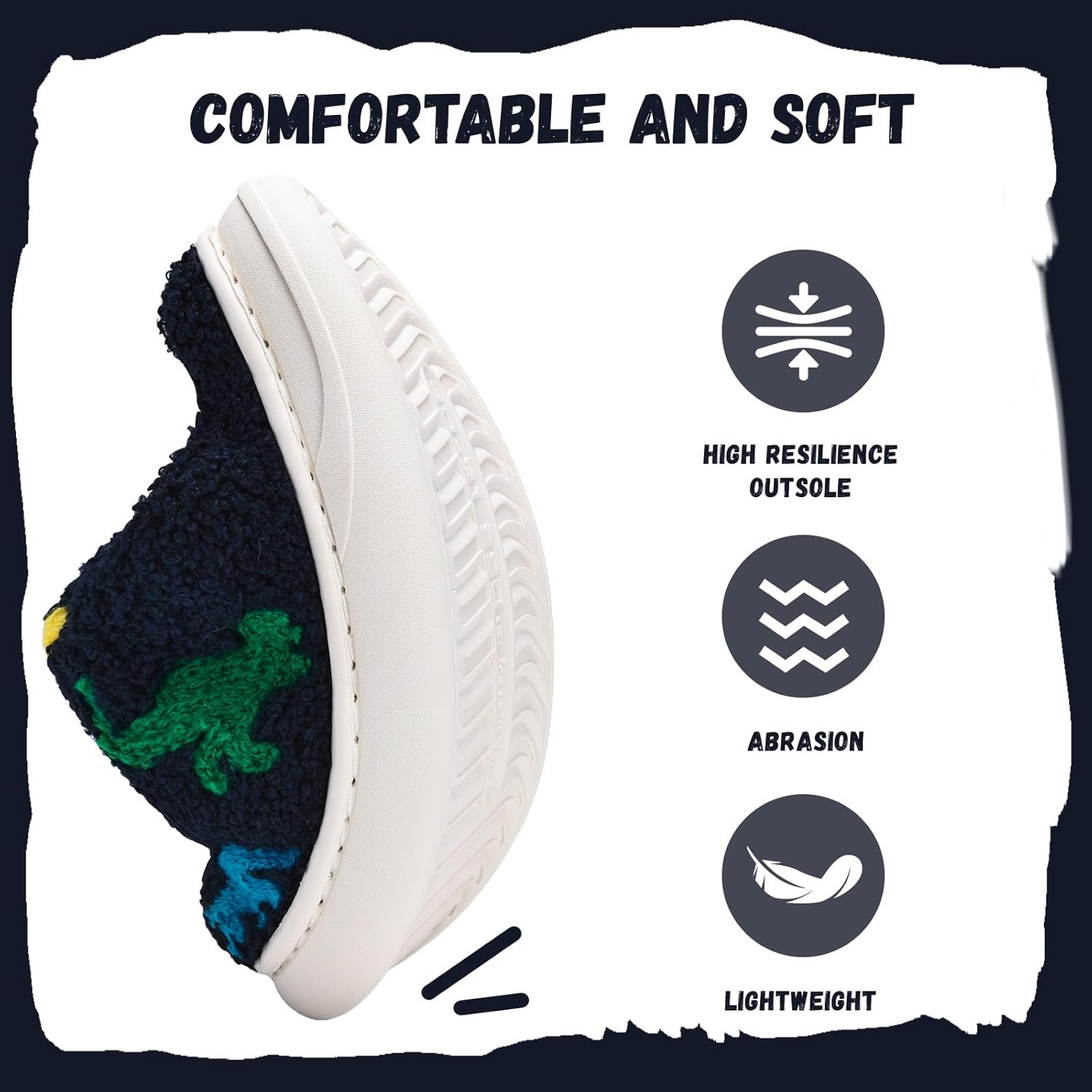 IceUnicorn Kids Slippers Boys Girls Warm Winter House Slippers Big Little Kids Non-Slip Soft Plush Memory Foam Home Shoes for Indoor Outdoor - Image 4