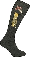 JACK PYKE Pheasant Embroidered Wool Mix Shooting Socks 9 to 12 US