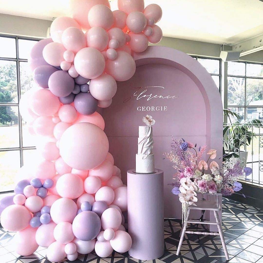 Buy HIGHLAND Pastel Pink Balloons 12 inch 50 pcs Latex Pink Party