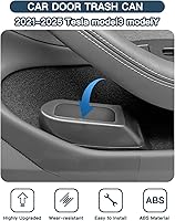 Vista 28 de Ruiya Corolla Cross Door Trash Can for Toyota Corolla Cross Accessories Mini Car Trash Bin with Lid for Storage Plastic Garbage Can Compatible with