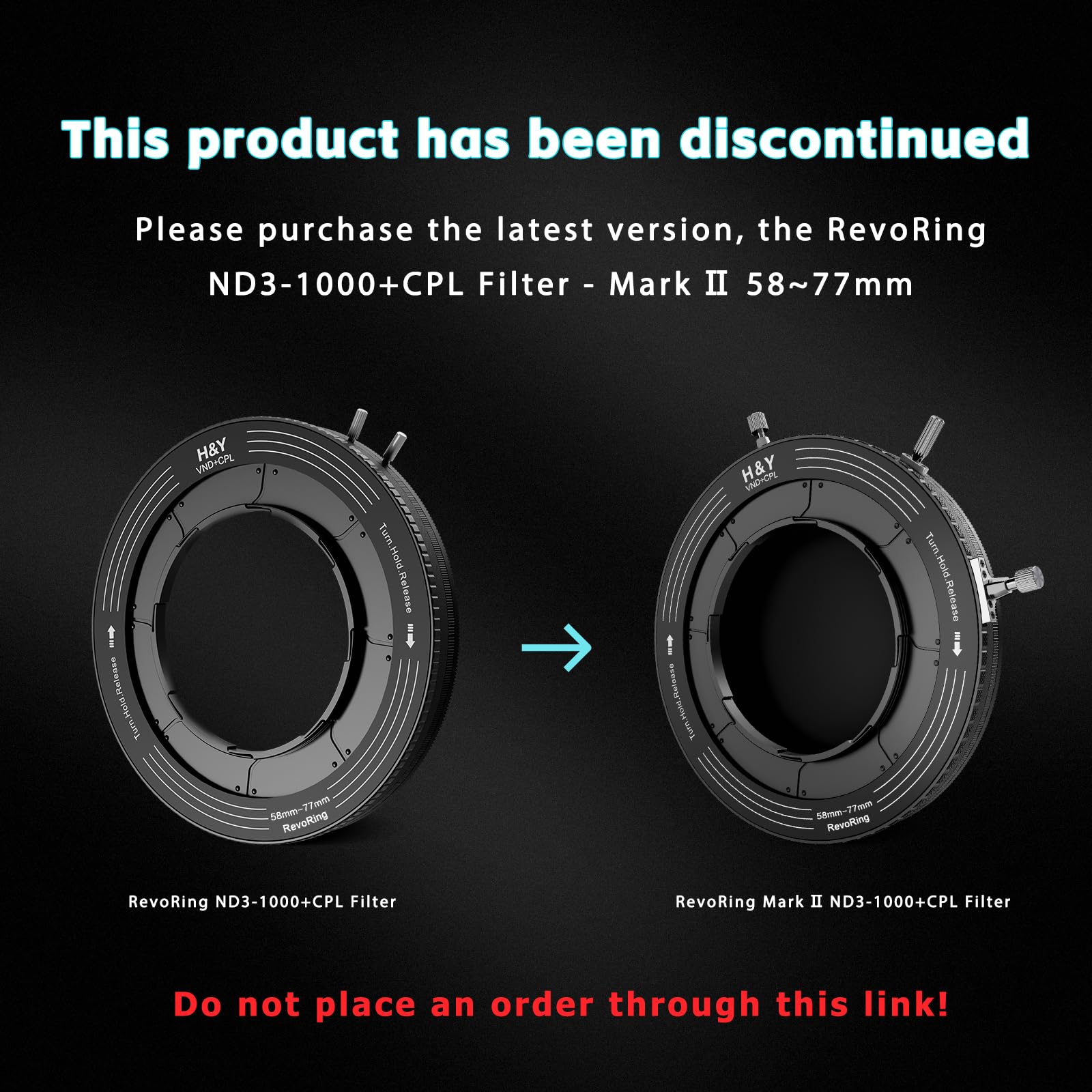 Amazon.com : H&Y ND Filter 58 62 67 72 77mm Variable ND Filter 3 